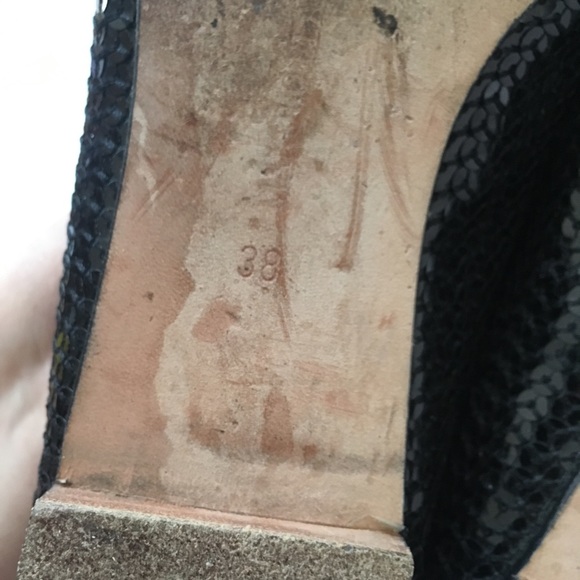 Manolo Blahnik Black Sequin Ballet Flats - Picture 7 of 10